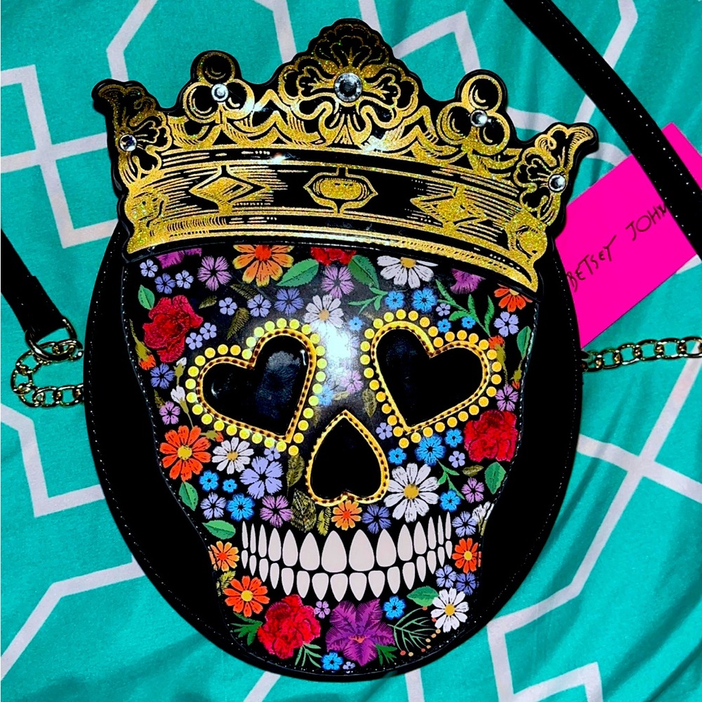 Betsey Johnson Sugar Skull Bag